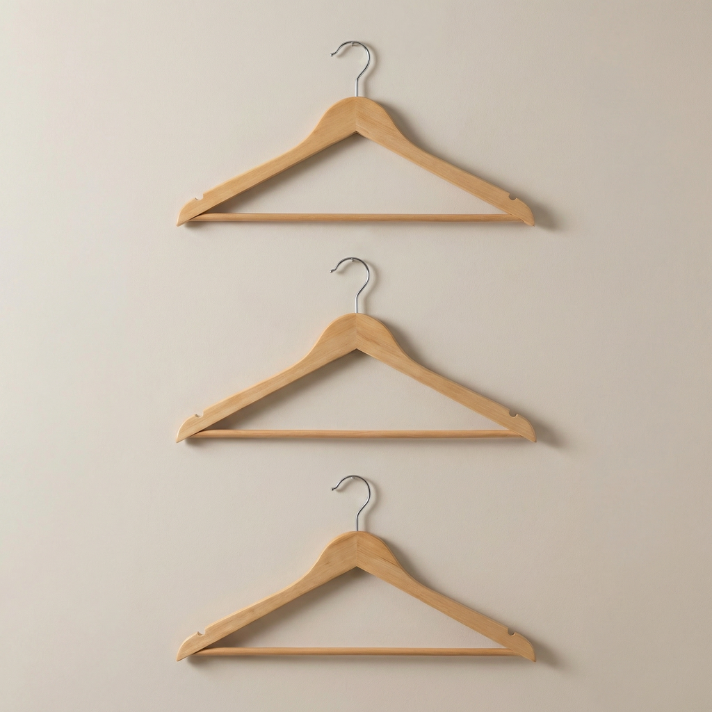 Virelle | Wooden Hangers – Set of 6