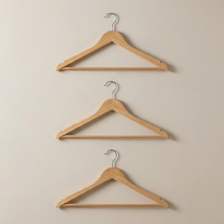 Virelle | Wooden Hangers – Set of 6